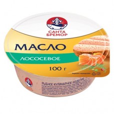 Масло САНТА БРЕМОР лососевое, бутербродное, 100г в магазинах Авоська