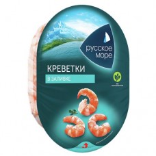 Мясо креветки РУССКОЕ МОРЕ в заливке, 180г в магазинах Авоська