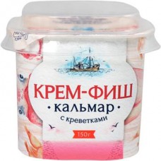 Паста рыбная КРЕМ-ФИШ кальмар с креветками, 150г в магазинах Авоська