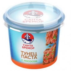 Паста САНТА БРЕМОР с тунцом и лососем, 140г в магазинах Авоська