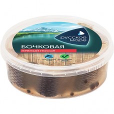 Сельдь РУССКОЕ МОРЕ бочковая, пряный посол, тихоокеанская, 400г в магазинах Авоська