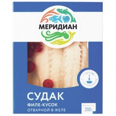 Судак филе МЕРИДИАН отварной в желе, 200г в магазинах Авоська