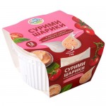 Сурими шарики МЕРИДИАН с мягким сыром, томатами, базиликом, 100г