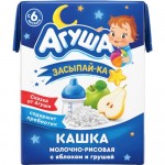 Каша АГУША Засыпайка молочно-рисовая, яблоко, груша, 2.7%, 0.2л Каша АГУША Засыпайка молочно-рисовая, яблоко, груша, 2.7%, 0.2л