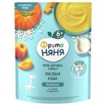 Каша ФРУТО НЯНЯ рисовая, молочная, тыква - абрикос, 200г