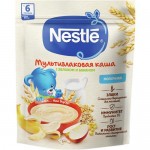 Каша НЕСТЛЕ Мультизлаковая молочная, яблоко, банан, 200г