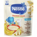 Каша НЕСТЛЕ Овсяная молочная, банан, груша, 200г