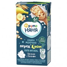 Кашка ФРУТО НЯНЯ молочная, овсяная, банан, 0.2л в магазинах Авоська