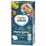 Кашка ФРУТО НЯНЯ молочно-злаковая, гречка, кукуруза, рис, 0.2л