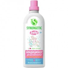 Кондиционер для белья СИНЕРГЕТИК детский, нежное прикосновение, 1л в магазинах Авоська