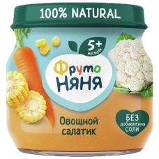 Пюре Фруто Няня цветная капуста кукуруза морковь, 80г в магазинах Авоська