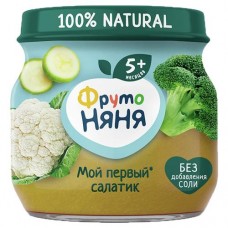 Пюре ФРУТО НЯНЯ овощной салатик, 80г в магазинах Авоська