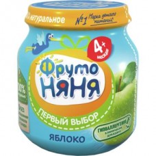 Пюре ФРУТО НЯНЯ яблоко, 100г в магазинах Авоська
