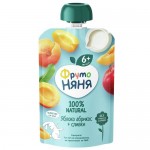 Пюре Фруто Няня яблоко абрикос сливки, 90г Пюре Фруто Няня яблоко абрикос сливки, 90г