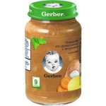 Пюре ГЕРБЕР говядина по домашнему с морковью, 190г