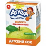 Сок Агуша яблоко осветленное, 0.2л Сок Агуша яблоко осветленное, 0.2л