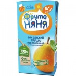 Сок Фруто Няня грушевый, 0.2л Сок Фруто Няня грушевый, 0.2л