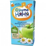 Сок Фруто Няня из яблок и ромашки, 0.2л Сок Фруто Няня из яблок и ромашки, 0.2л