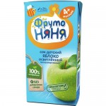 Сок ФРУТО НЯНЯ яблочный, осветленный, 0.2л Сок ФРУТО НЯНЯ яблочный, осветленный, 0.2л