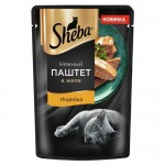 Корм для кошек ШЕБА паштет, с индейкой, 75г