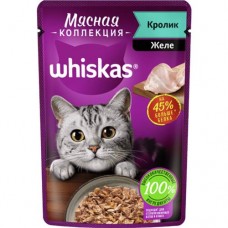 Корм для кошек ВИСКАС Мясная коллекция кролик, 75г в магазинах Авоська