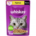 Корм для кошек ВИСКАС желе, курица, 75г