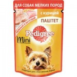 Корм для собак мелких пород Педигри паштет курица, 80г