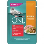 Корм ПУРИНА ВАН для стерил. кошек и кастр. котов. курица и зеленая фасоль, 75г