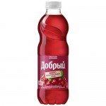 Морс ДОБРЫЙ виноград, клюква, 0.97л