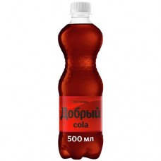 Напиток ДОБРЫЙ Кола, без сахара, ПЭТ, 0.5л в магазинах Авоська