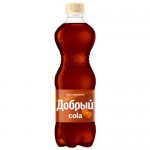 Напиток ДОБРЫЙ Кола, карамель, ПЭТ, 0.5л