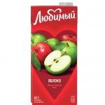 Напиток ЛЮБИМЫЙ яблоко, осветленный, 0.95л