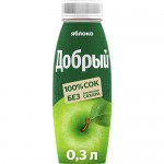 Сок ДОБРЫЙ яблоко, 0.3л