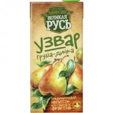 Узвар ВЕЛИКАЯ РУСЬ груша дичка, 1л в магазинах Авоська