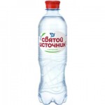 Вода питьевая СВЯТОЙ ИСТОЧНИК газированная, 0.5л