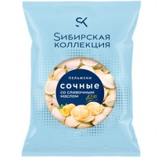 Пельмени СИБИРСКАЯ КОЛЛЕКЦИЯ сочные, со сливочным маслом, 700г в магазинах Авоська