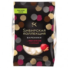 Вареники СИБИРСКАЯ КОЛЛЕКЦИЯ с яблоком и корицей, 500г в магазинах Авоська