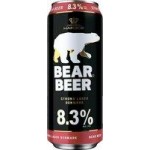 Пиво светлое Bear Beer, 8,3%, ж/б, 0,45 л