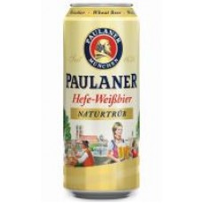 Пиво светлое Paulaner Weissbier, нефильтрованное, 5,5%, 0,5 л в магазинах Дикси