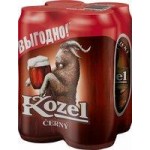 Пиво темное Велкопоповицкий козел, 3,7%, ж/б, 4х0,45 л