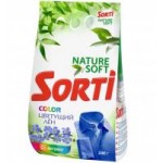 Порошок для стирки Sorti Color Цветущий лен, автомат, 2,4 кг