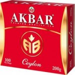 Чай Akbar Ceylon черный в пакетиках, 100 шт