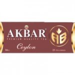 Чай Akbar Ceylon черный в пакетиках, 25 шт