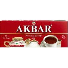 Чай Akbar Gold в пакетиках, 25 шт в магазинах Дикси