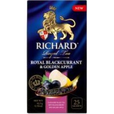 Чай черный Richard Royal Blackcurrant&Golden Apple, 25х1,5 г, 42,5 г в магазинах Дикси
