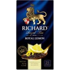 Чай черный Richard Royal Lemon, 25х1,7 г в магазинах Дикси