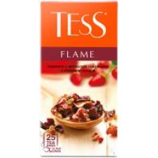 Чай черный Tess апельсин-клубника, 25 пакетиков в магазинах Дикси