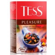 Чай черный Tess Pleasure с шиповником и яблоком, 100 г в магазинах Дикси