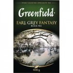 Чай Greenfield Earl Grey Fantasy черный с бергамотом листовой, 100 г