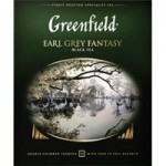 Чай Greenfield Earl Grey Fantasy черный с бергамотом в пакетиках, 100 шт